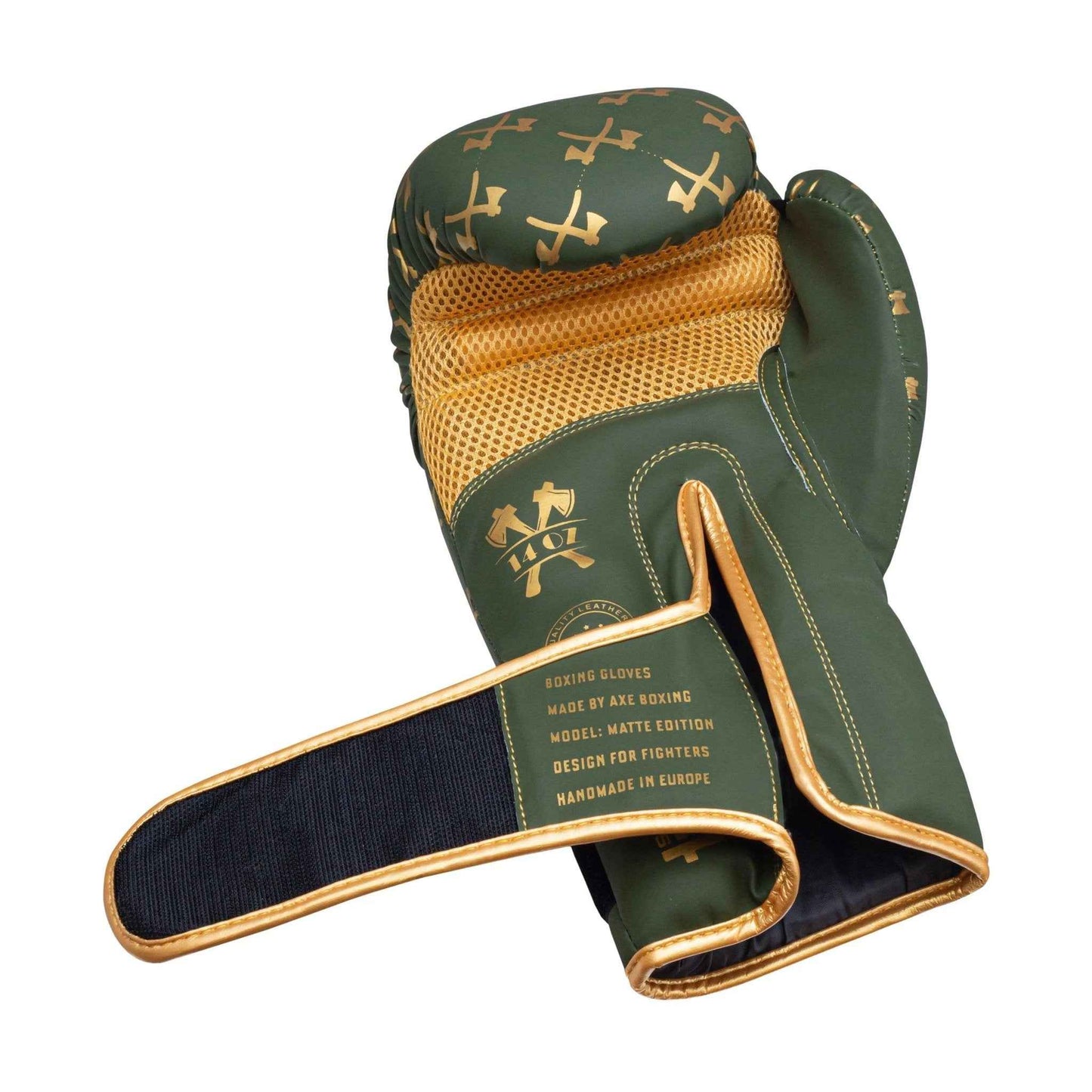 Axe Boxing Gloves Matt Green Edition