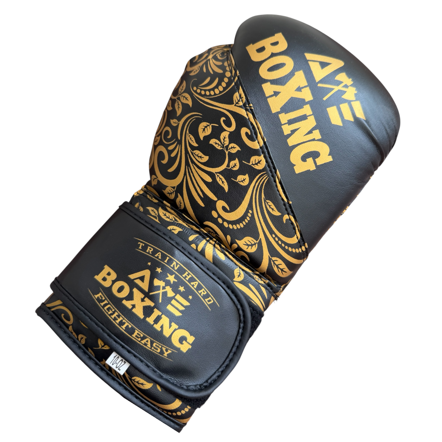AXE Retro Black/Gold Boxing Gloves – Premium Training & Sparring Gloves UK