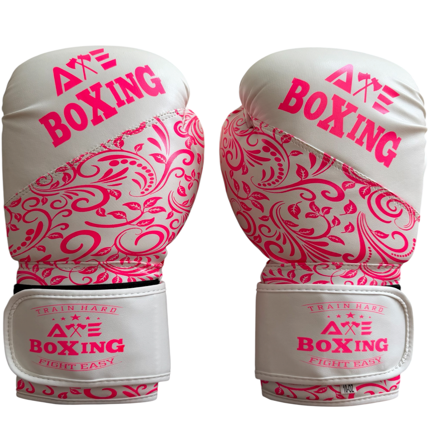 AXE Retro Pink/White Boxing Gloves – Premium Training & Sparring Gloves UK