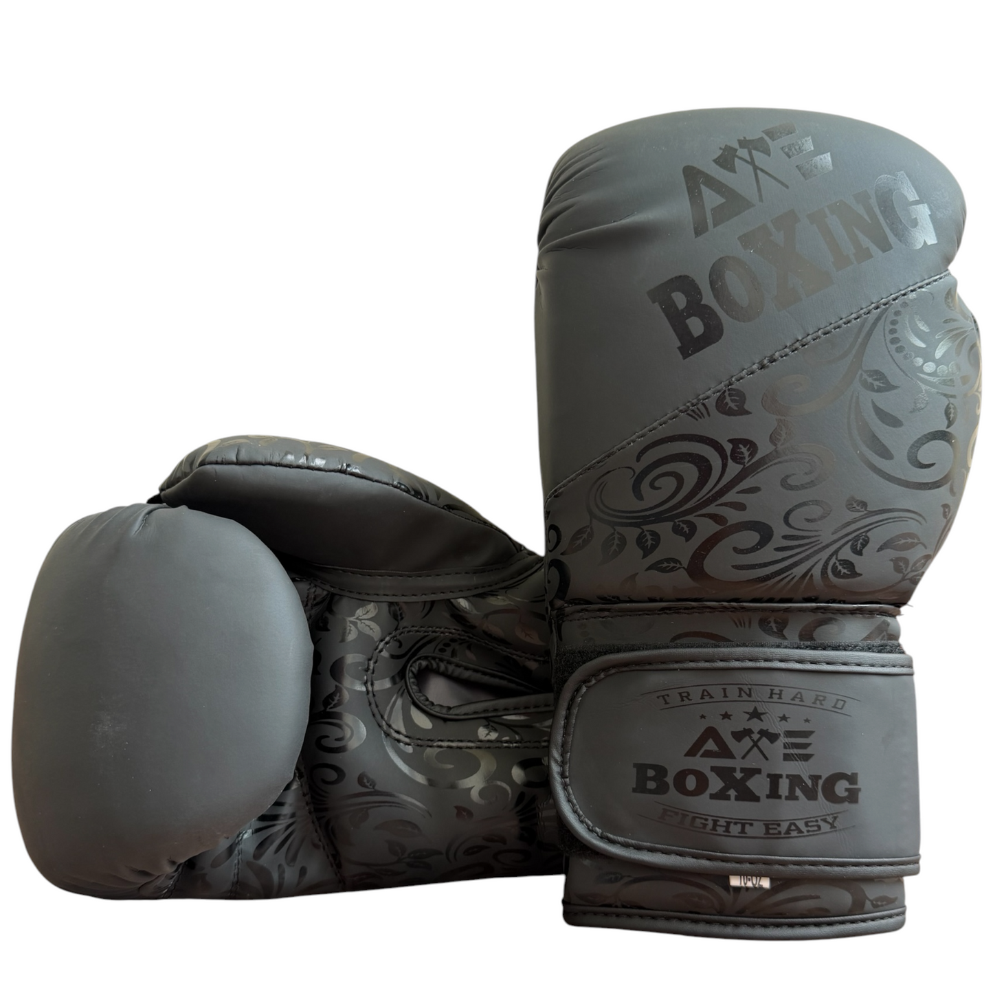 AXE Retro Black/Black Boxing Gloves – Premium Training & Sparring Gloves UK