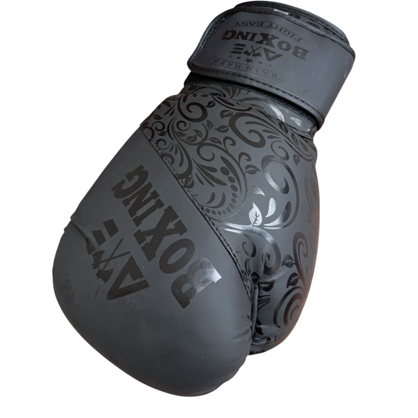 AXE Retro Black/Black Boxing Gloves – Premium Training & Sparring Gloves UK