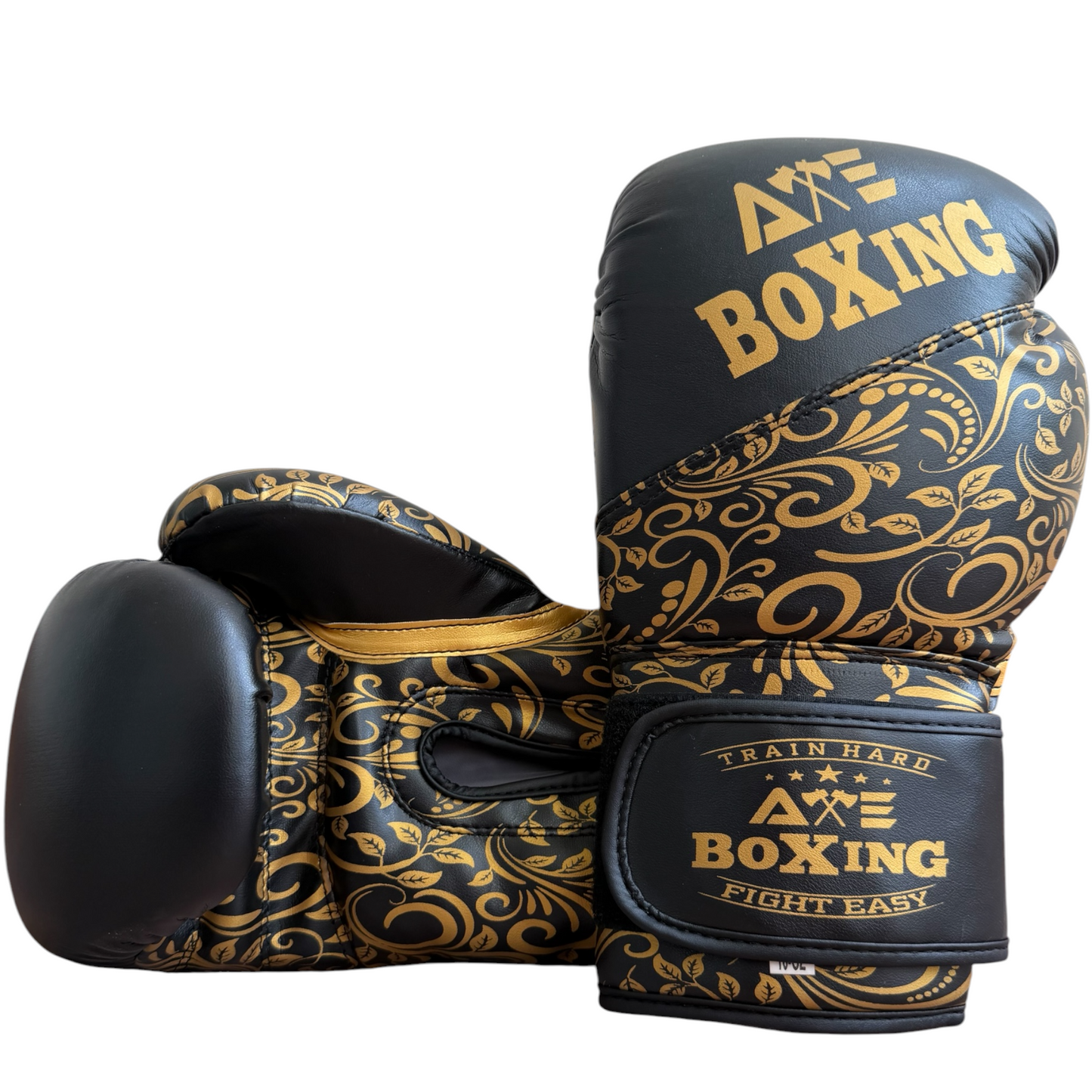 AXE Retro Black/Gold Boxing Gloves – Premium Training & Sparring Gloves UK