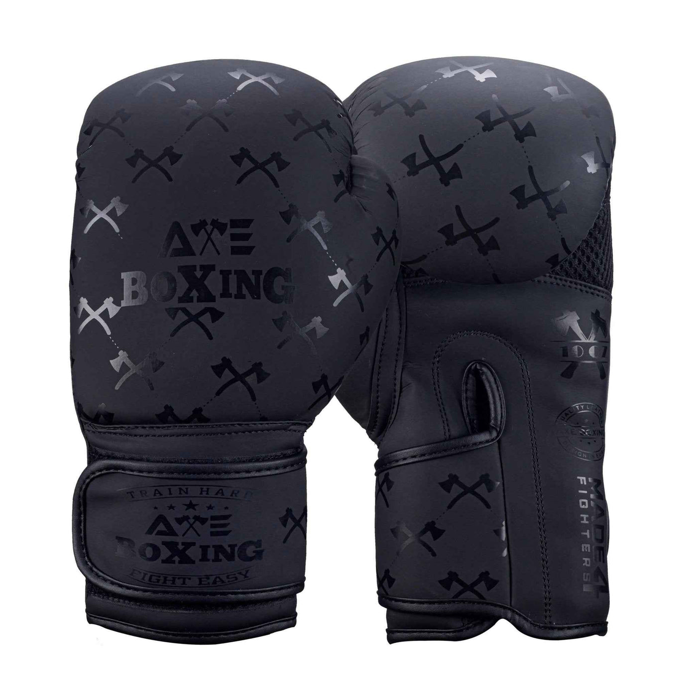 Axe Boxing Gloves Matt Black Edition