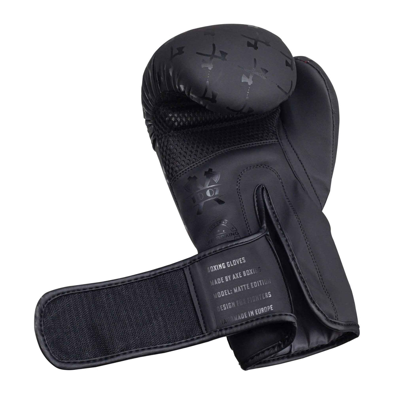 Axe Boxing Gloves Matt Black Edition