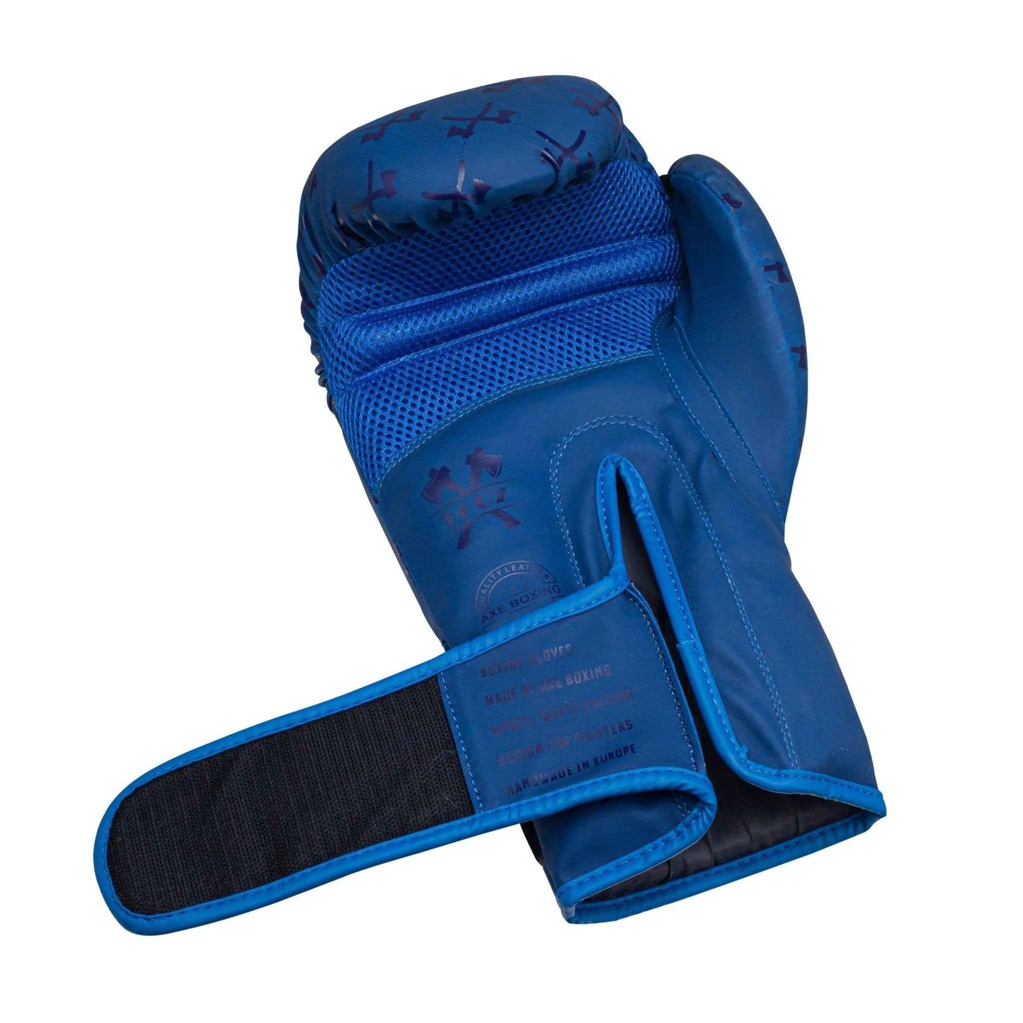 Axe Boxing Gloves Matt Blue Edition