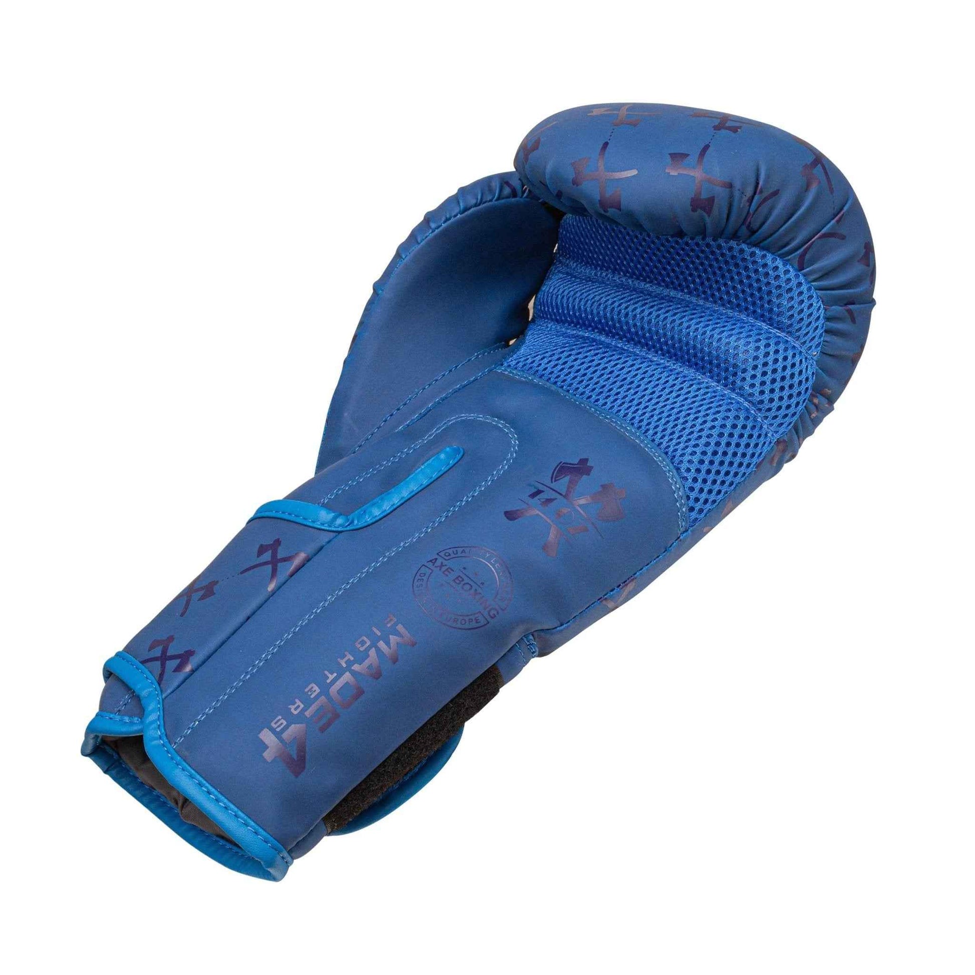 Axe Boxing Gloves Matt Blue Edition