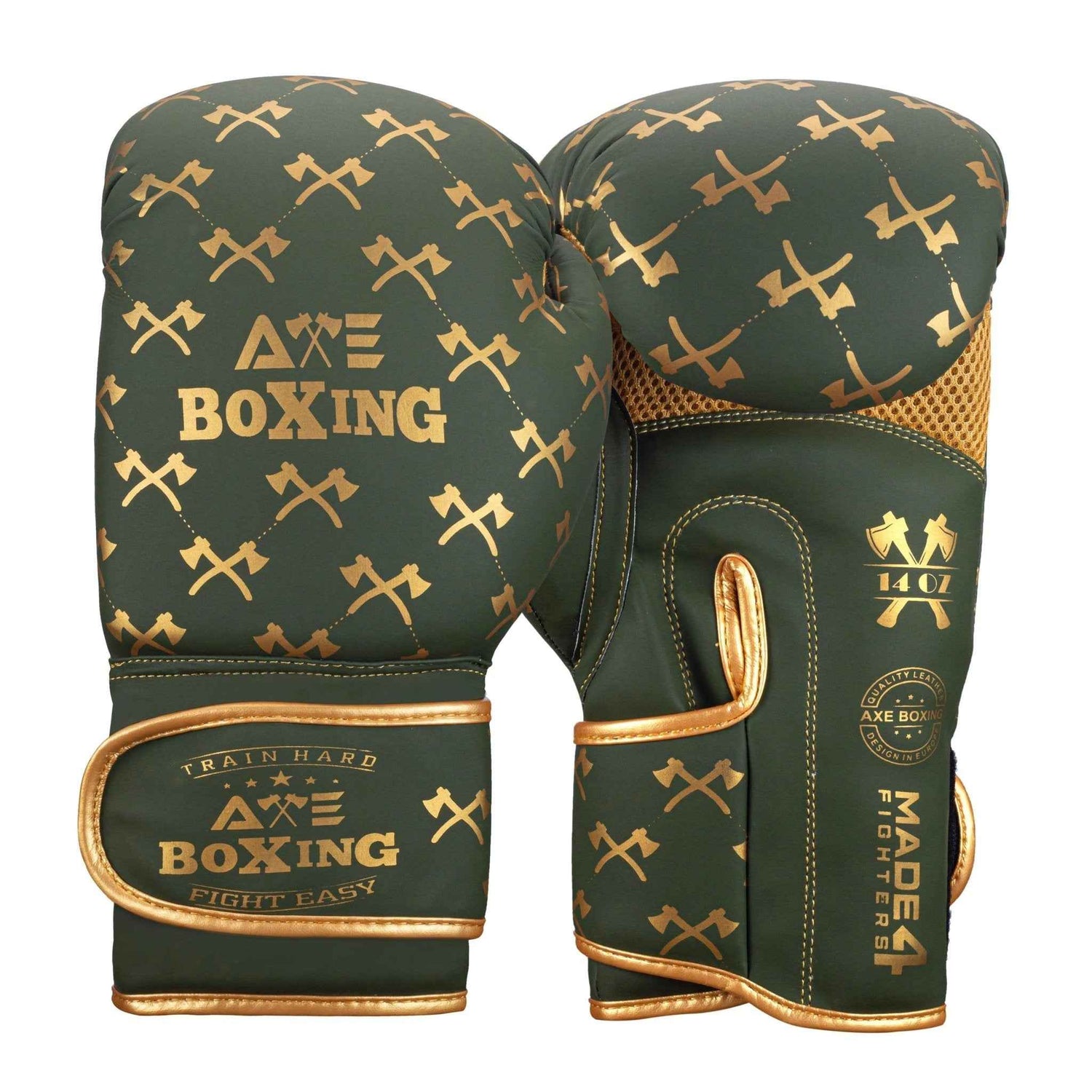 Axe boxing gloves UK green training gloves